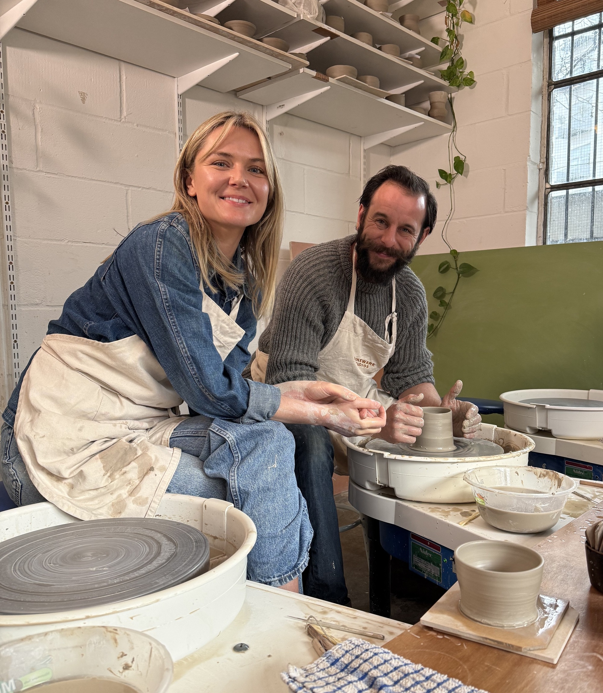 Dom, Andy and Sonia onscreen