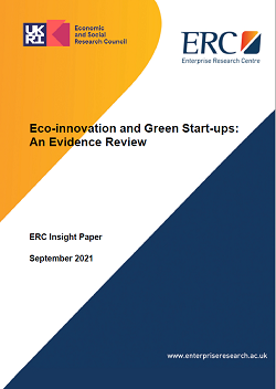 Cover of Eco-innovation and Green Start-Ups