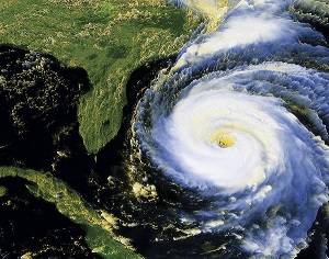 Picture of hurricane cloud