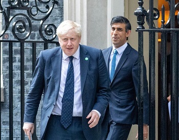 Prime Minister, Boris Johnson and Chancellor of the Exchequer, Rishi Sunak