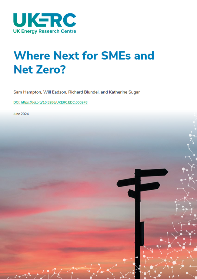 GoZero UKERC report cover page