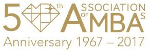 Image of AMBA 50th Anniversary logo