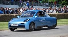 An innovative hydrogen-powered vehicle from Riversimple.