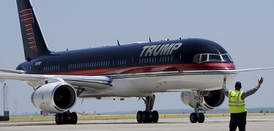 Trump private plane