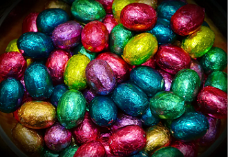 Image of Easter eggs
