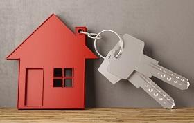 house keyrings with keys