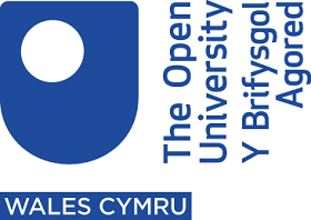 OU in Wales blue logo